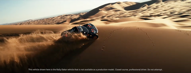Road to Dakar Audi etron efoil