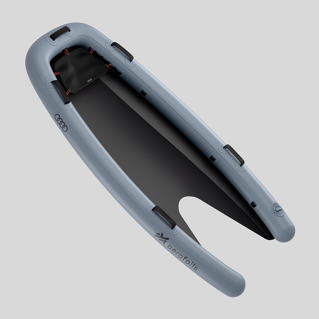 Aerofoils eFoil Board with Aeroloop, Side View